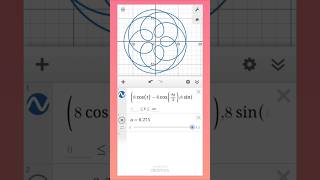 MATH FLOWER  (credit - @digitalgenius111 )#desmos #graphs #maths #desmosanimation #mathanimation