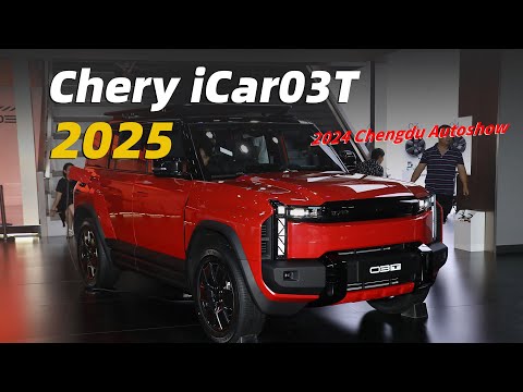 2025款奇瑞硬派城市SUV——iCar03T上市13.98萬！純電能跑520公里，配置高還帥| Chery iCar03T 2025