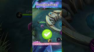 TUTORIAL VISION (SELENA) Please (Subscribe)#Mlbb#selena #DangerTV