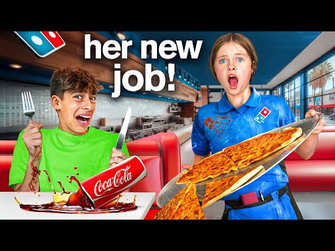 MY DAUGHTER'S NEW JOB  ft/ Brent Rivera, Preston, Royalty Family