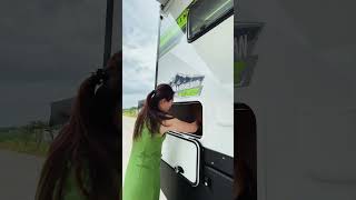 The daily life of a little girl #Travel in a motorhome #RVTravel #RVSelf-driving