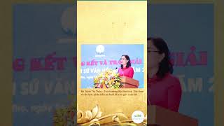 Thứ trưởng Bộ VHTTDL Trịnh Thị Thủy phát biểu tại Lễ tổng kết và trao giải Đại sứ văn hóa đọc 2024