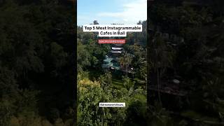 Instagrammable cafes in Bali that are perfect for your travel mood🌴☕ Aesthetic vibes🥑 Delicious food