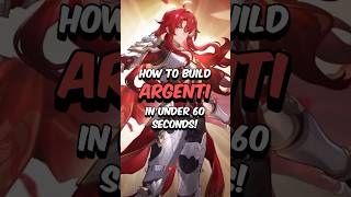 BEST ARGENTI BUILD - How to Build Argenti in 60 Seconds #honkaistarrail #starrail #hoyoverse