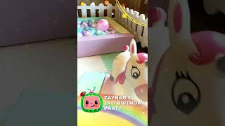 🌟🎉 Zaynab's Sweet 2nd Birthday 🎈 Cotton Candy Soft Play Area and The Pink Castle Adventure! 🍬