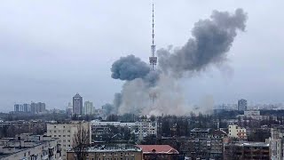 聚焦俄乌局势：基辅响起爆炸声 多地遭袭击 欧盟为乌克兰提供武器援助 | 军迷天下
