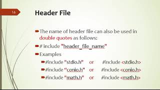 Lecture 2 Part - 2- Basic Structure of C Program in Urdu/Hind. (Theory)