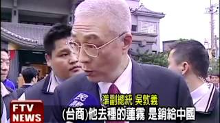 讚海南島蓮霧 吳敦義:扁朝外移－民視新聞