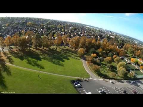 Blade 350 QX FPV with Mobius ActionCam ¦ Cam stuck to GoPro Harness¦ Very Windy