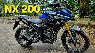 Morning Walk with Honda NX 200