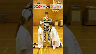 失敗したらキス！？男女でボールキャッチチャレンジやったら大変なことにwww  〜Head Block Challenge 〜#shorts