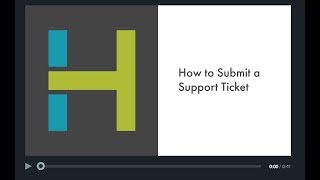 Support Ticket Video