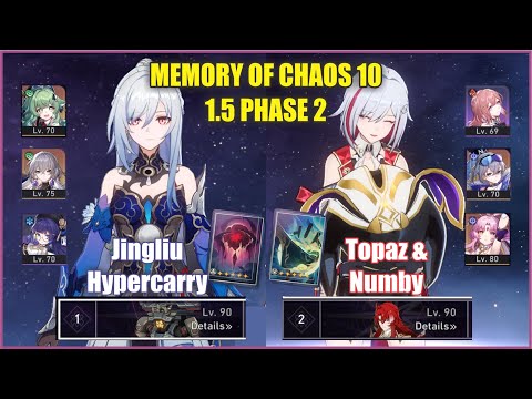 E0 Jingiu E0 Topaz Memory of Chaos 10 | Honkai Star Rail 1.5