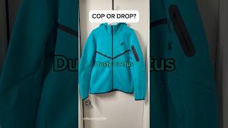 NEW Nike Tech Fleece Dusty Cactus Turquoise/Black | COP OR DROP? #nike #niketechfleece #shorts
