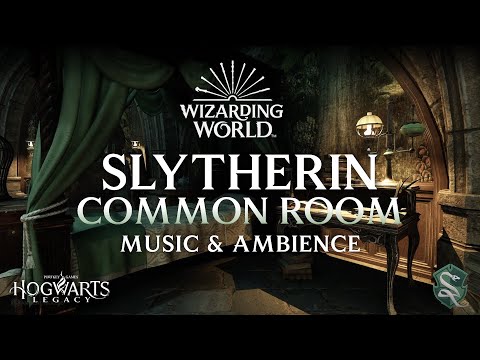 Harry Potter Music & Ambience | 🐍 Slytherin Common Room, Hogwarts Legacy