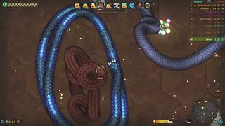 Smoothest Wormate.io Kill Ever!  🧠🐍 #wormateio #iogames  #gaming #viralshorts #wormszone #gameplay
