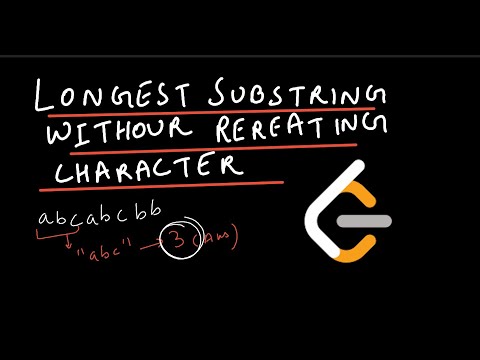 Longest Substring Without Repeating Characters | LeetCode 3