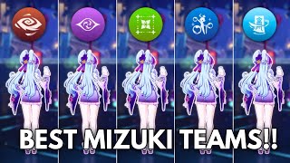 Best C0 Teams for Mizuki! Freeze or Bloom?? [ Genshin Impact ]