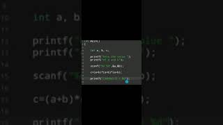 #14 | C Language Full Course | Coding Exercise15 #shorts #programming #coding