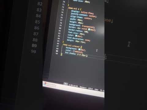button hover CSS HTML