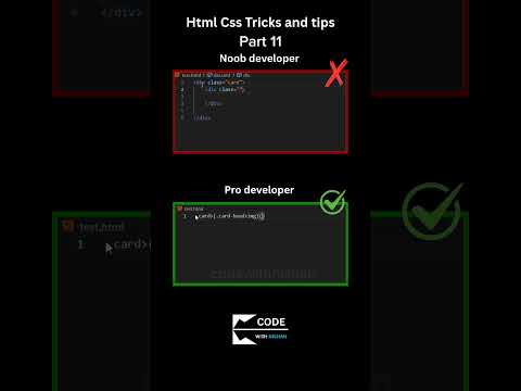 Html Css tips and tricks part 11 #coding #webdesign #htmlcss #htmlpro