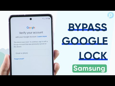 [SAMSUNG FRP BYPASS] How to Unlock SAMSUNG Phone without Google Account 2023