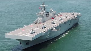 亮“舰”（6）：野马踏浪 装甲编波！3艘国产两栖攻击舰震撼出击 | 军迷天下