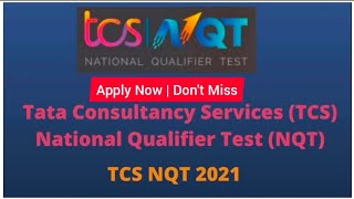 TCS NQT 2021 Registration | TCS National Qualifier Test | TCS Recruitment | TCS NQT Hiring Freshers