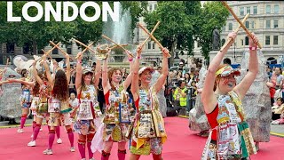 London Summer Walk 2025 |  Trafalgar Square, Covent Garden, Regent Street | London Walking Tour