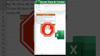 Amazing Excel Trick To Work Smart #exceltips #exceltricks #exceltutorial #shorts