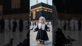 Cutest Baby Recites Naat at Kaaba | Heart-Touching Moment 🕋❤️.#islamicshorts #naatsharif