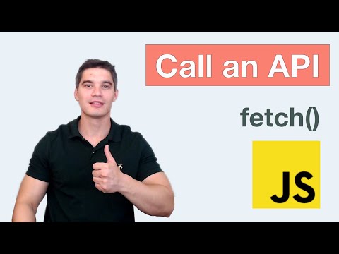 Calling an API with plain Javascript