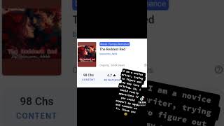 @WebNovel recommendation Title:The Reddest Red#webnovel #shorts #bookrecommendations    #webnovels
