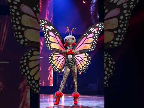 On the talent show stage, beauties transformed into butterflies #shorts  #AGT #Talent Show