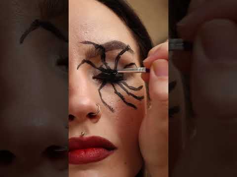 DIY Spider Makeup