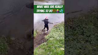 What Was She Trying To Do ⁉️#smartmoves #funnyvideo #shorts