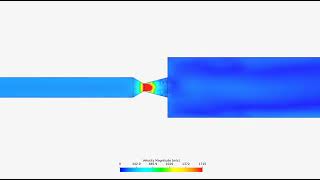 CFD SimScale CD Rocket Nozzle for Huzz Large Rocket Motor
