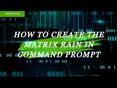 Step-by-step guide: Bring the Matrix Rain to Command Prompt