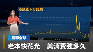 美國高物價造成超額儲蓄急速下滑　葉倫預言明年底通膨降溫　但消費力恐也放緩｜鏡轉全球 #鏡新聞