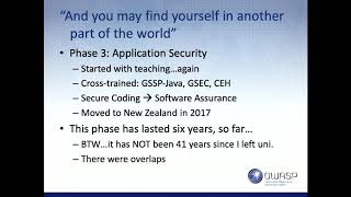 security.ac.nz 2019 - John DiLeo - Security Considerations for Mobile Apps and APIs