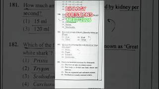 Biology questions practice for exam #neet #neetaspirents #neetquestion #neetaspirents #neetpyq