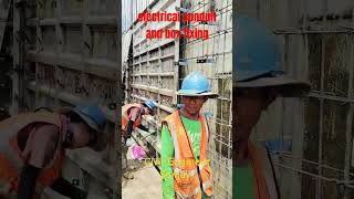 electrical conduit and box fixing in MIVAN shuttering || electrical box fixed in mivan wall