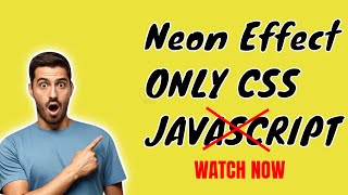 How to create Snake Border Animation Step by Step | CSS Neon Glowing Button on Hover Effect