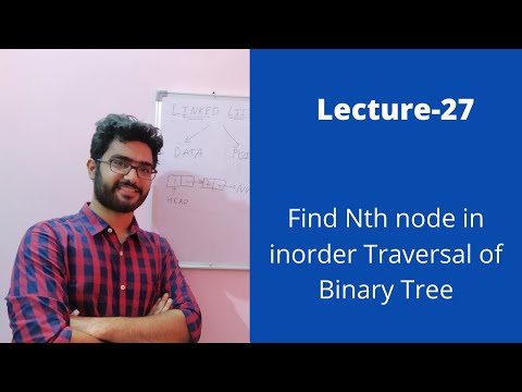 Lecture- 27 || Find nth node in inorder traversal of binary tree