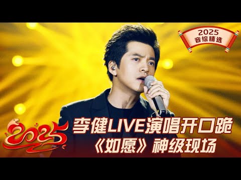 李健LIVE走心演唱开口跪! 唱出《如愿》神级现场, 简直是行走的CD!｜#李健 #吴莫愁 ｜2025音综精选