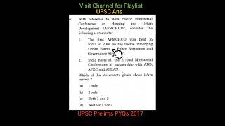 Part 82 : UPSC CSE PYQs 2017 | World Panorama  #upscpyqs #upscshorts #upsc #upscsimplified