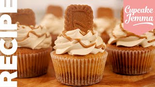 Our BEST SELLING Biscoff Cupcake Recipe & Tutorial! | Cupcake Jemma