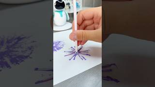 🪻DIY Flower Art Hacks!? #art #arthacks #artideas #cuteart #diy #thingstodo
