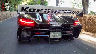 Koenigsegg Jesko Sadair's Spear sets Goodwood Hill Climb RECORD!