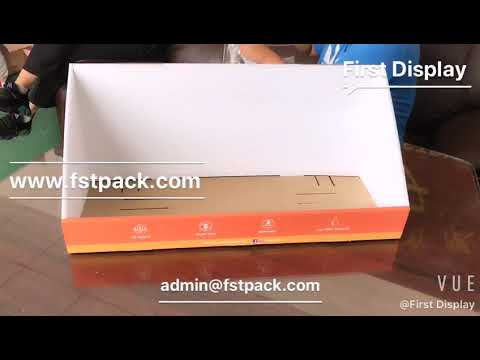 Cardboard Floor Display Shelf For Cocount